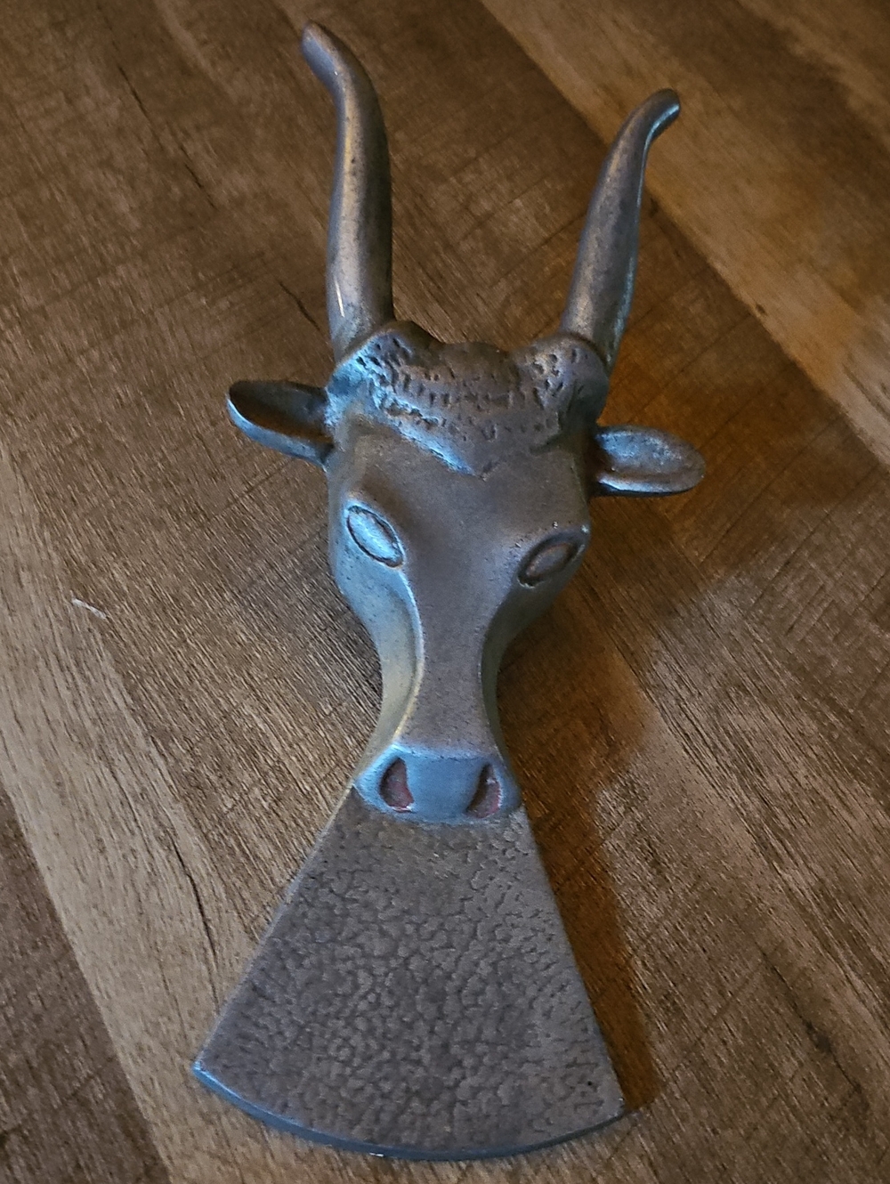 Ricardo Cast Aluminum Longhorn Bull Boot Jack-Western Americana Ranch Decor